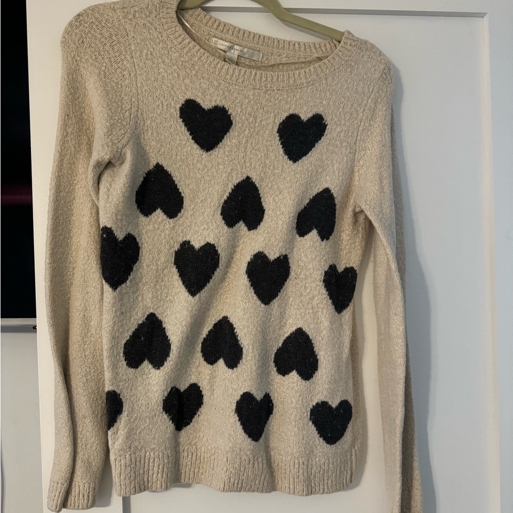 Lauren Conrad heart sweater